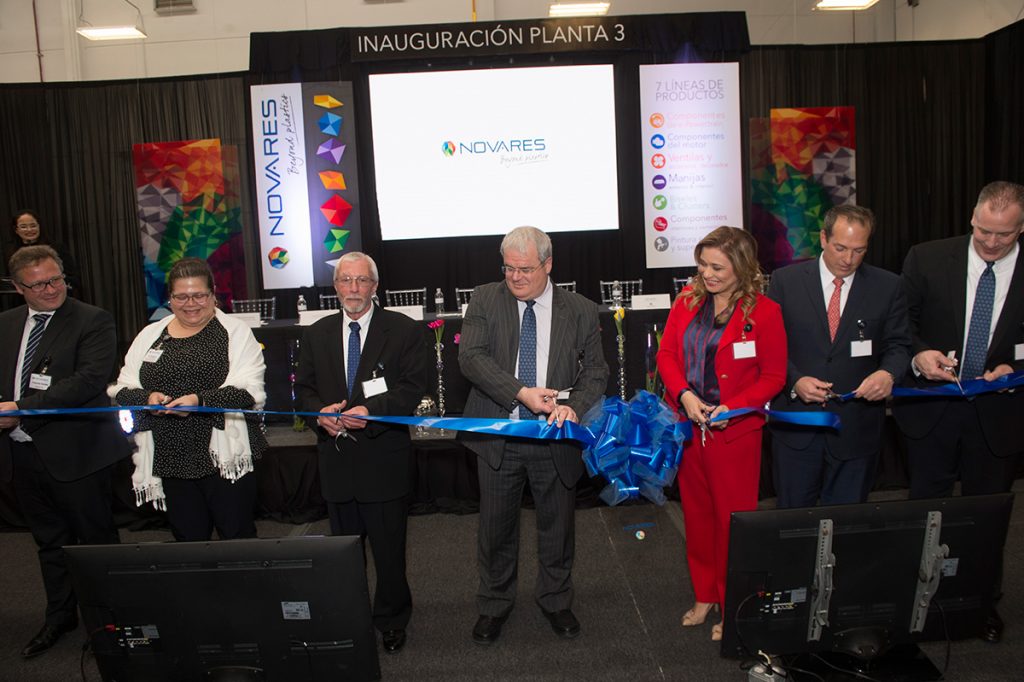 On February 27, 2018, Novares celebrates the opening of its 3rd Mexican production plant in Chihuahua, to total 5 in Mexico.